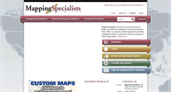 Desktop Screenshot of mappingspecialists.com